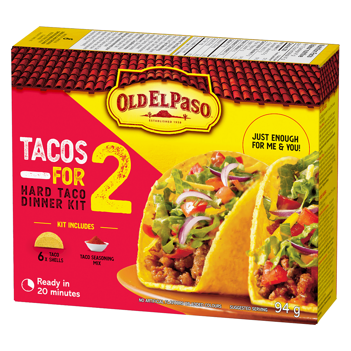 Tacos For Two Hard Taco Dinner Kit Old El Paso 8831